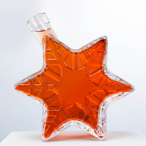 50Cl sur mesure en forme de spiritueux en forme de flocon unique en verre en forme de spiritueux