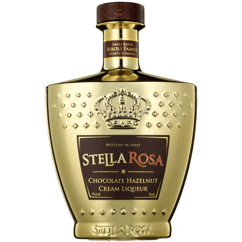 Bouteille de 750 ml de cr&egrave;me au chocolat et aux noisettes Stella Rosa