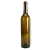 Bouteille en verre à vin rouge moyen Bordolese vert olive Longneck 75cl