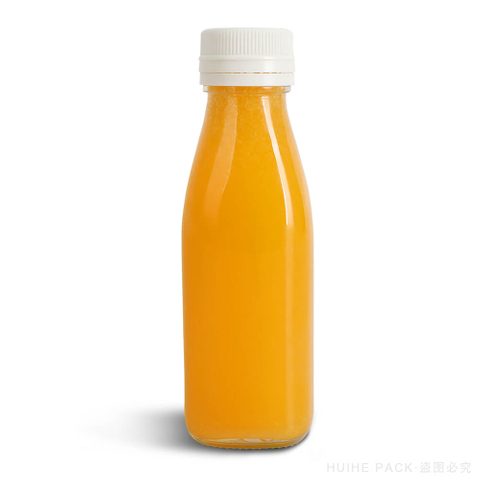 Couvercle &agrave; vis PP 70 ml 300 ml 1000 ml bouteille en verre de jus press&eacute;e carr&eacute;e