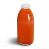 Emballage de bouteille en verre de smoothie de jus clair vide de 16 oz