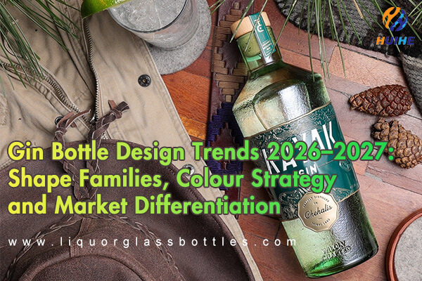 Tendances en mati&egrave;re de conception de bouteilles de gin 2026-2027&nbsp;: familles de formes, strat&eacute;gie de couleur et diff&eacute;renciation du march&eacute;