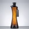 Bouteille en verre transparent &agrave; taille claire torsat&eacute;e 500 ml de gros