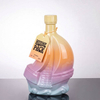 Voilier - Forme une bouteille d'alcool en verre de conception unique