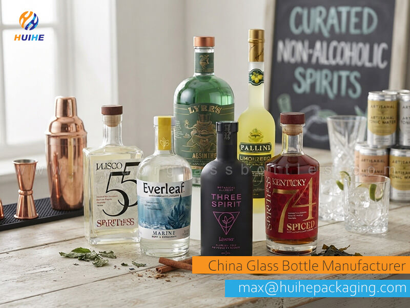Emballage en verre pour spiritueux sans alcool HUIHE 02.jpg