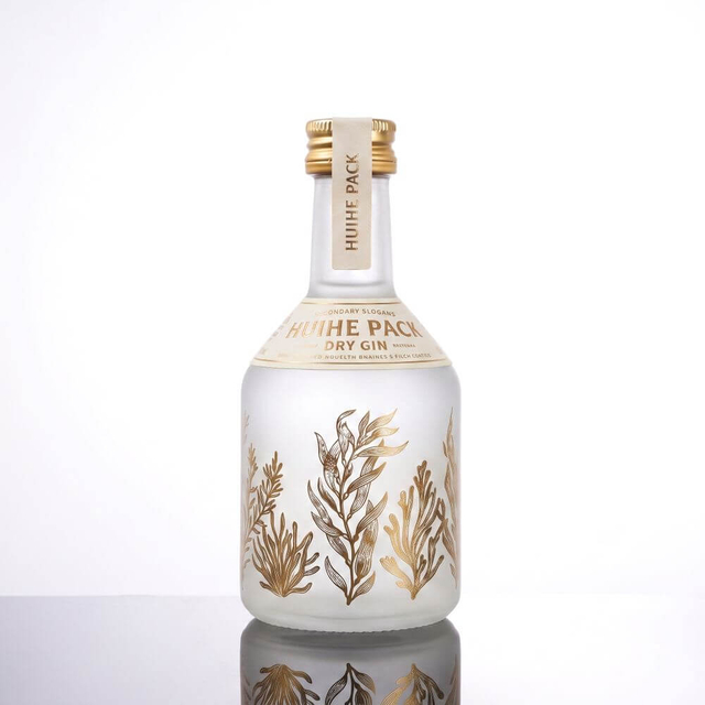 Petites bouteilles d'alcool en verre de silex transparent &agrave; col solitaire de 50 ml, en vrac