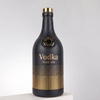 Bouteille d'alcool en verre bulbeux arrondi